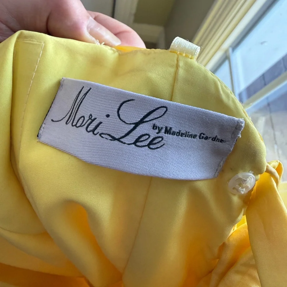 Mori Lee Vibrant Yellow Dress - Picture 13 of 15